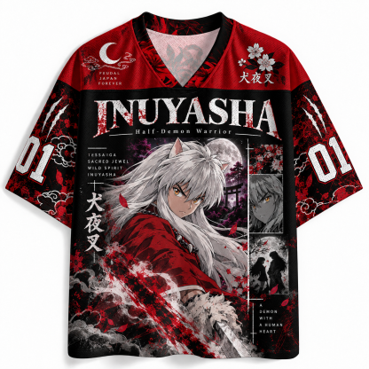 Inuyasha Anime Football Jersey