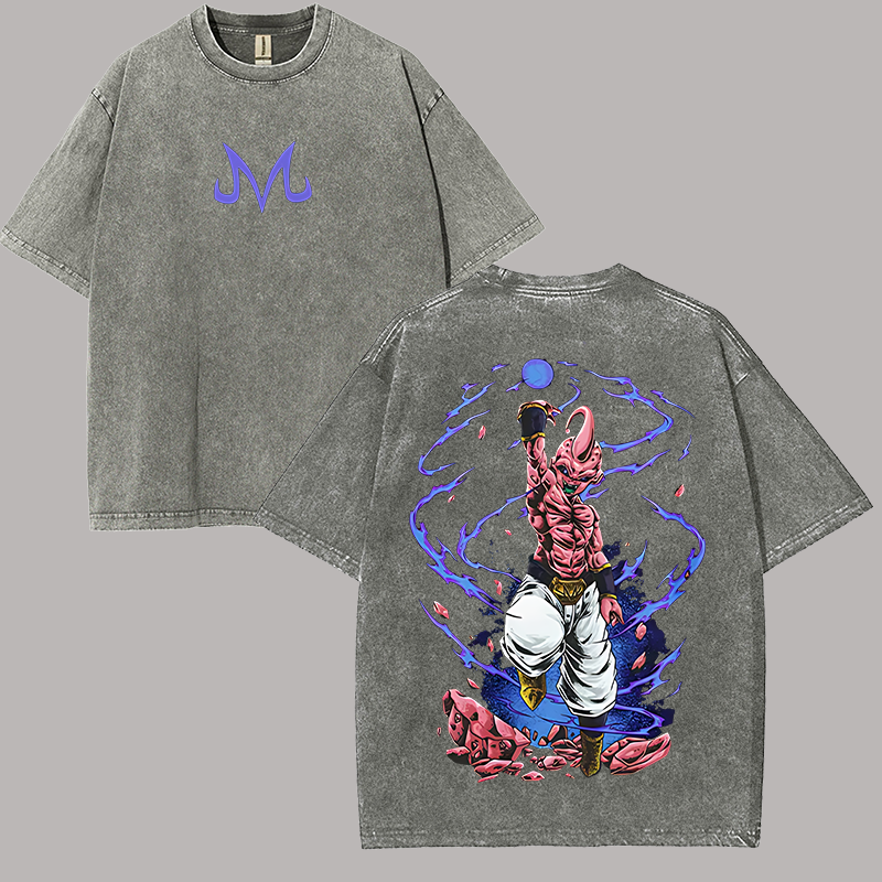 Dragon Ball Printed Unisex Washed T-Shirt
