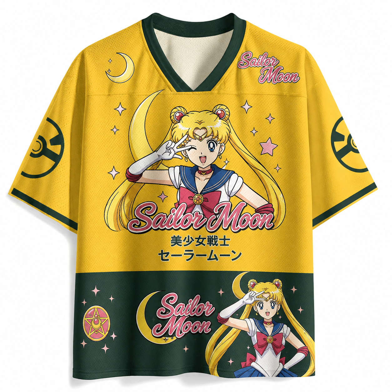 Sailor Moon Anime Football T-shirt Jersey 