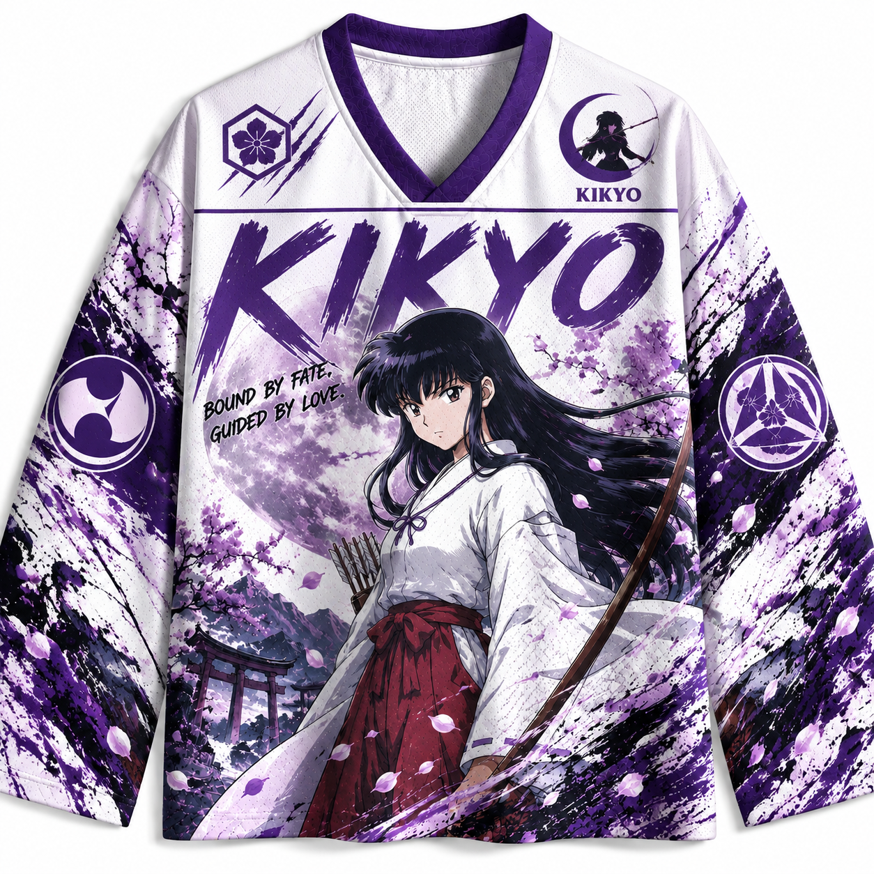 Inuyasha  Unisex Anime Football  Long-sleeveless Jersey