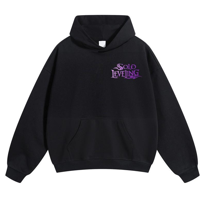  Unisex Vintage Washed cotton Hoodies | Solo Leveling 