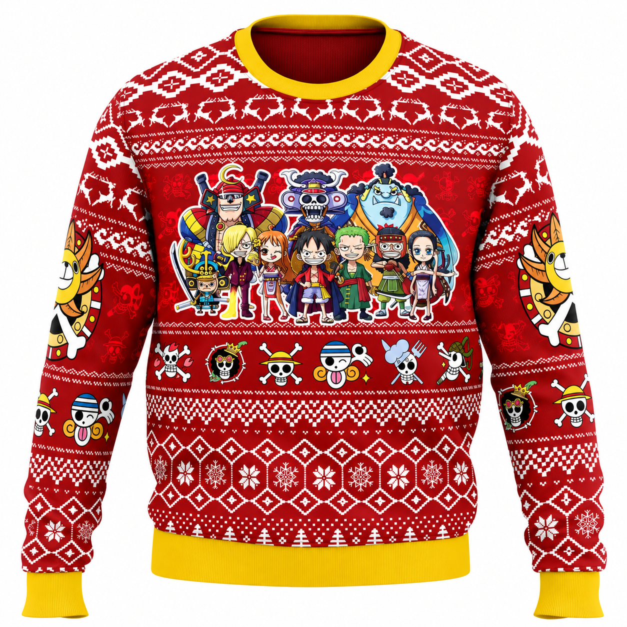 Merry Mugiwara Pirates One Piece Ugly Christmas Sweater