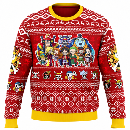 Merry Mugiwara Pirates One Piece Ugly Christmas Sweater