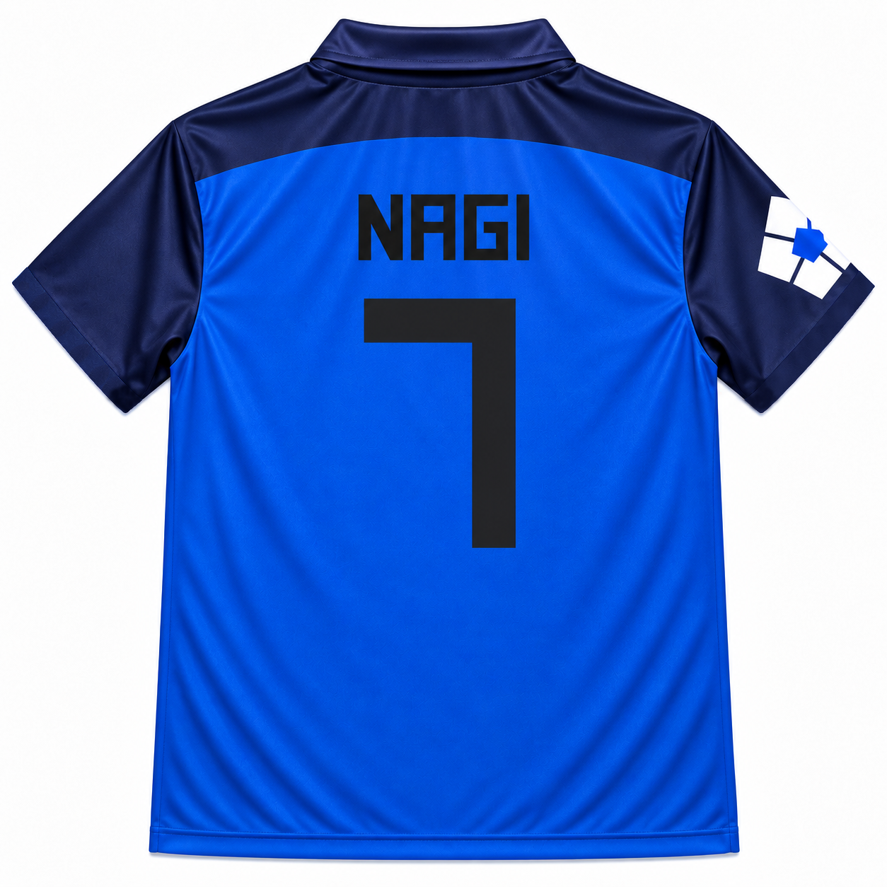 Blue Lock Nagi Anime Collar Football Jersey