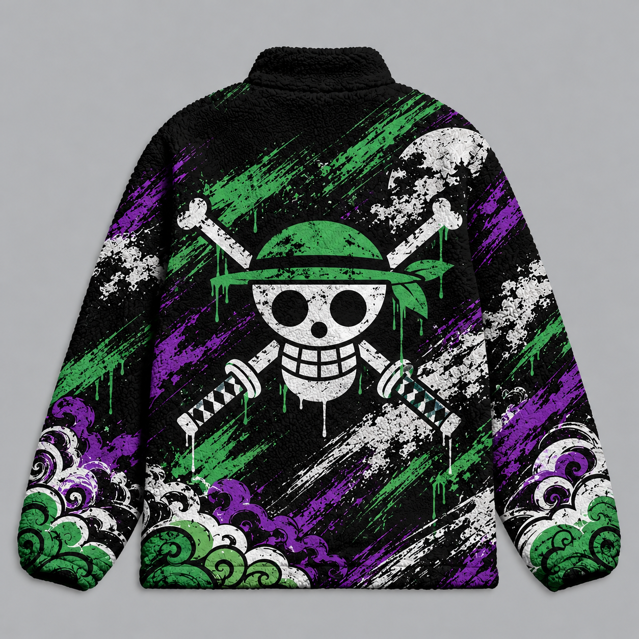 One Piece Zoro Sherpa Jacket | Anime