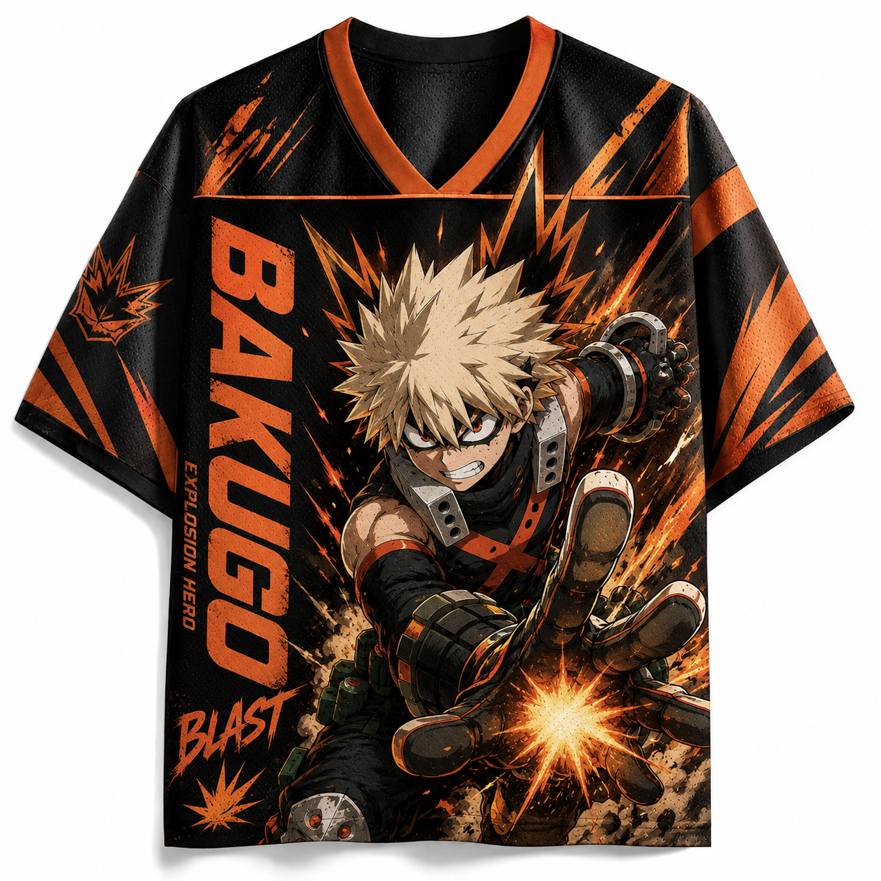 My Hero Academia Bakugo Anime Football Jersey