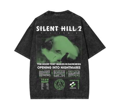 Silent Hill 2 Horror Game Washed Tshirt [TPR]