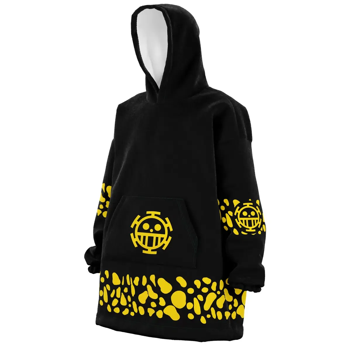 Black Trafalgar D. Water Law Punk Hazard One Piece Snug Oversized Blan