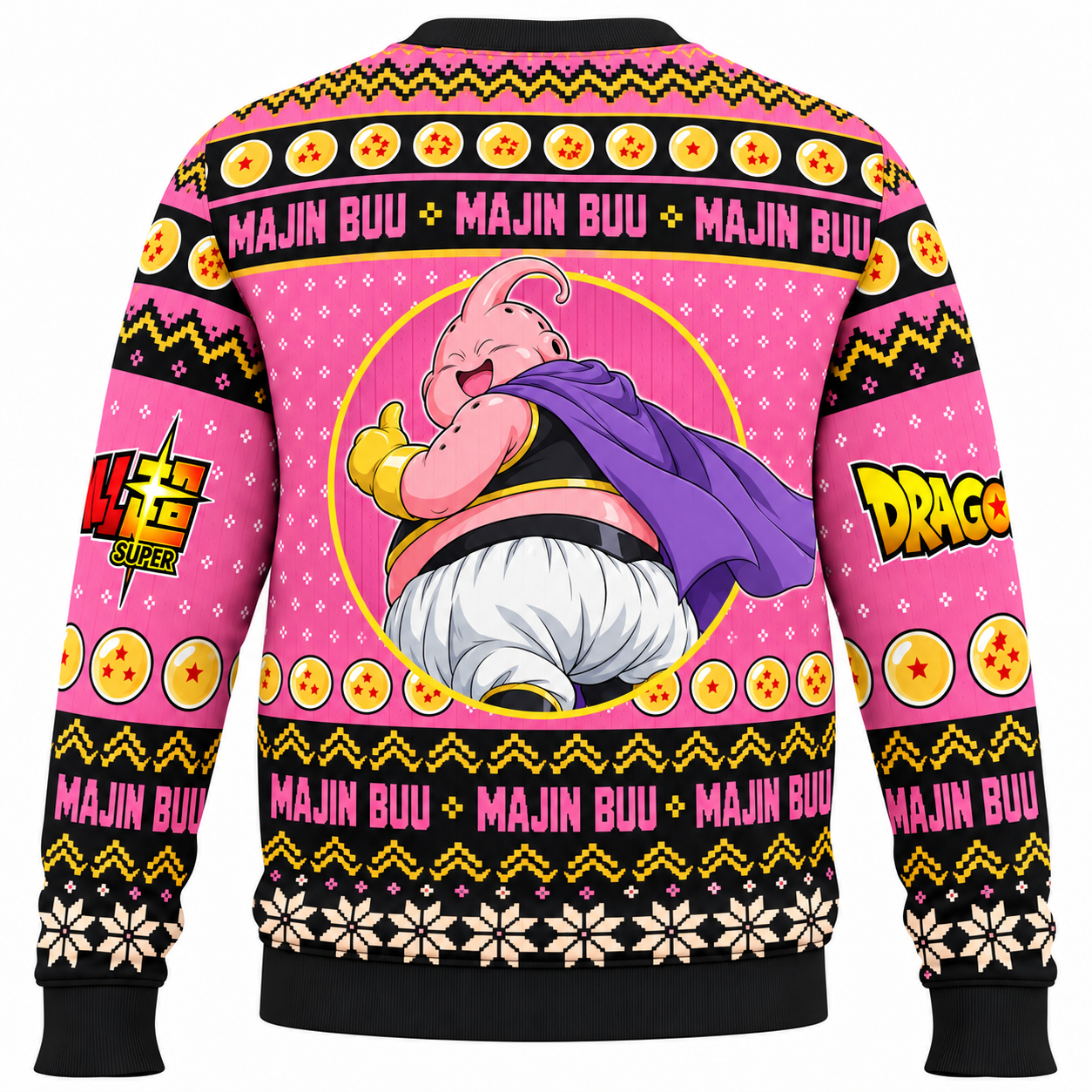 Majin Buu Dragon Ball Z Ugly Christmas Sweater