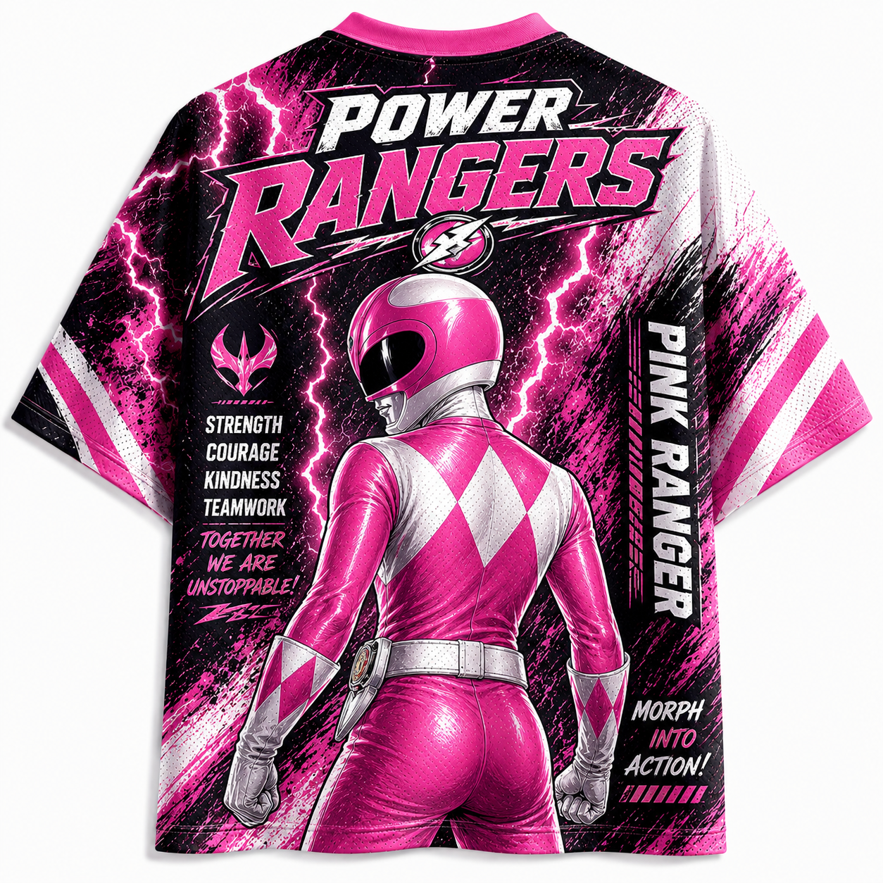 Power Ranger Pink Anime Jersey