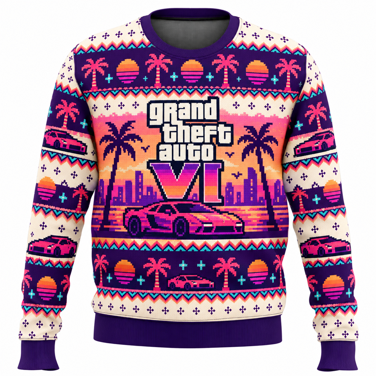 GTA 6 Ugly Christmas Sweater