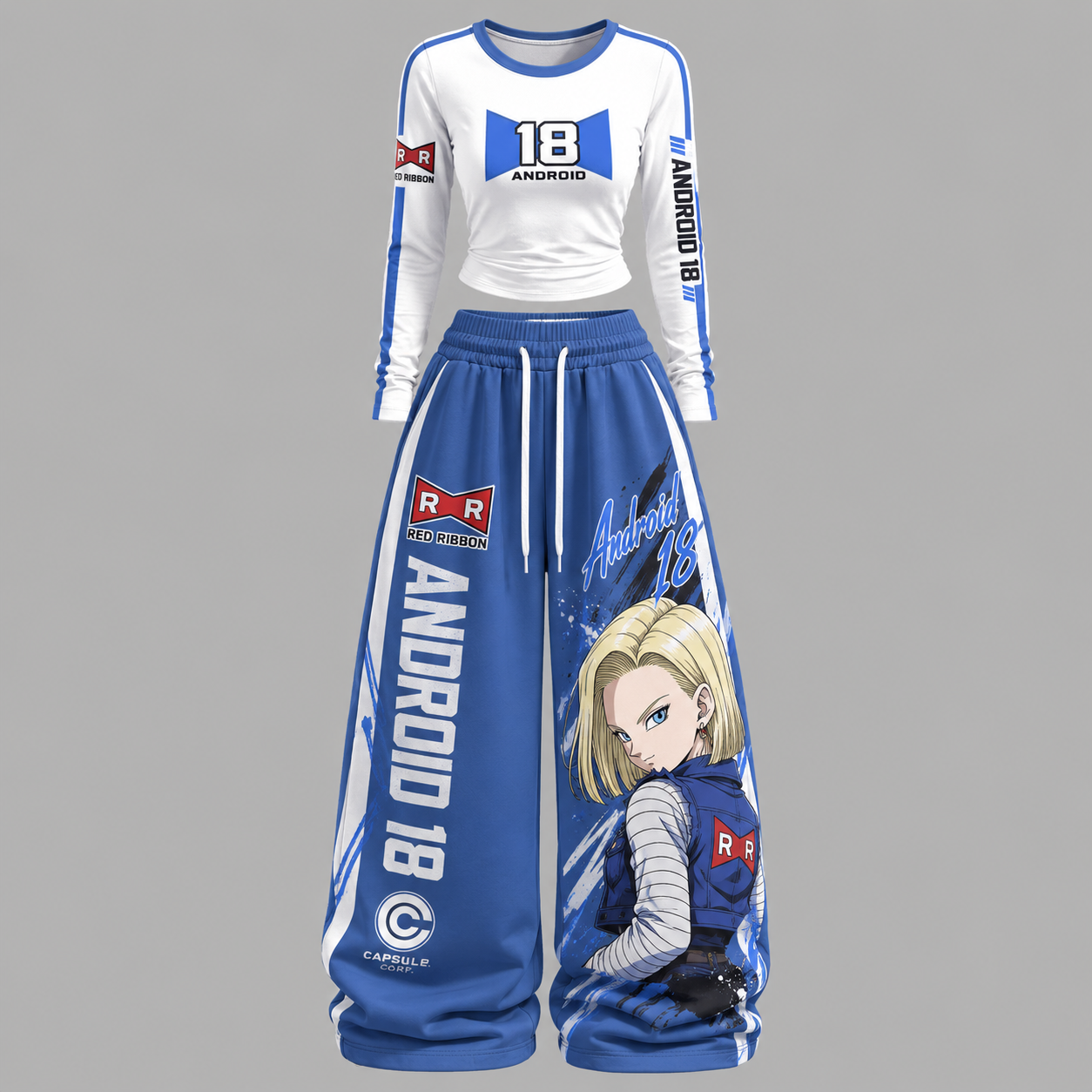 Dragon Ball Z Long-Sleeved Double-Layer Stretch Pants Set