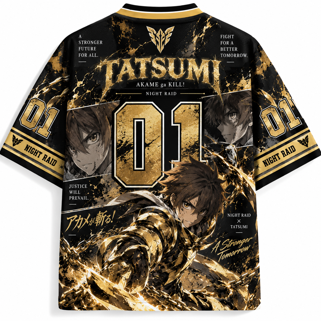 Akame Ga Kill Anime Football Jersey