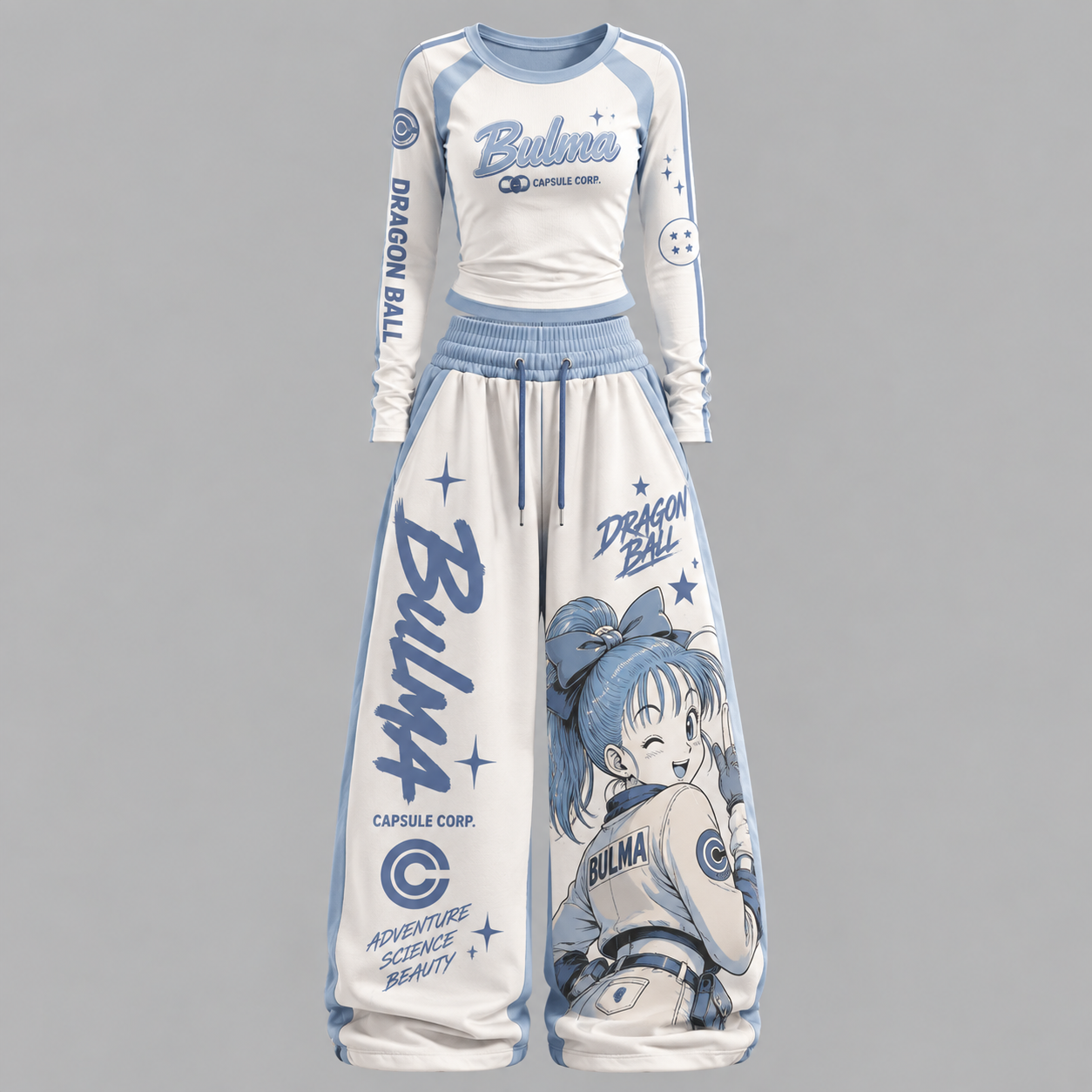 Dragon Ball Z Long-Sleeved Double-Layer Stretch Pants Set