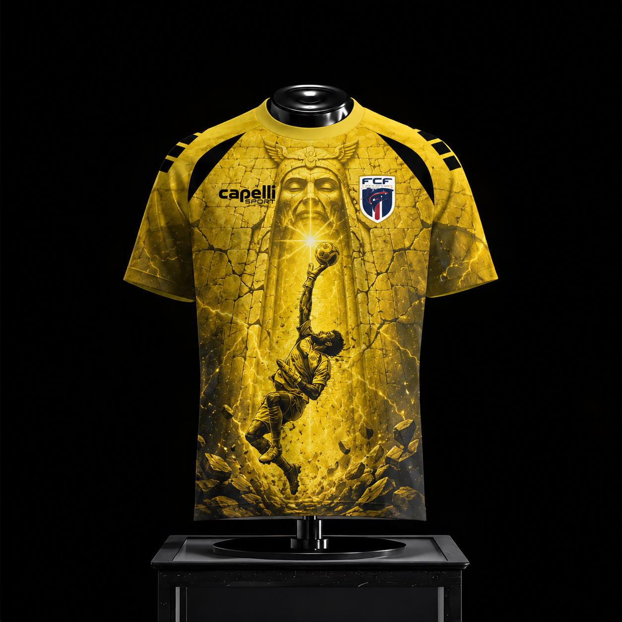 Vozinha "Wailing Wall" design Cabo Verde(Cape Verde) Greatness  jersey (2026WC Edition)