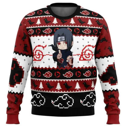 Itachi Naruto Anime Ugly Christmas Sweater