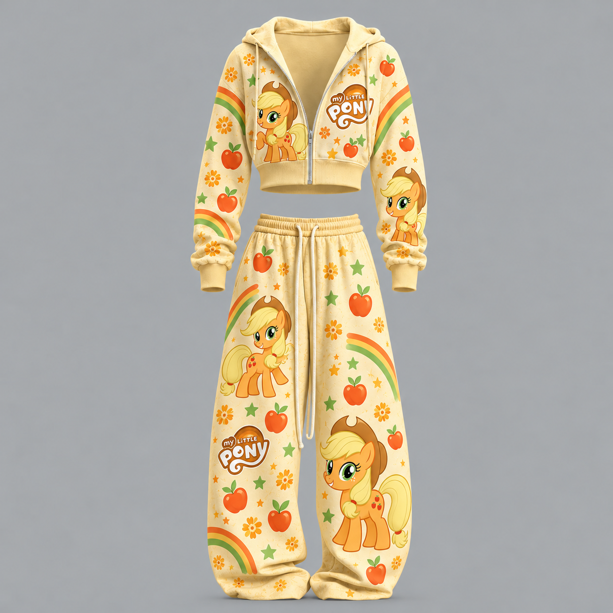 My Little Pony -Short zip-up sweatshirt set