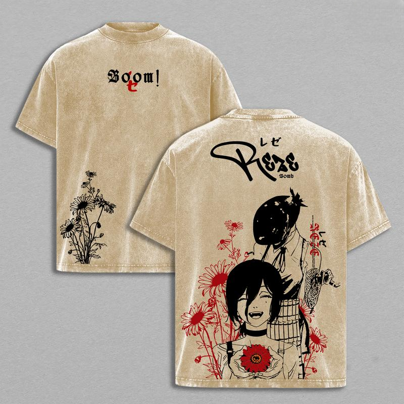 Vintage Oversized T-Shirt Chainsaw Man