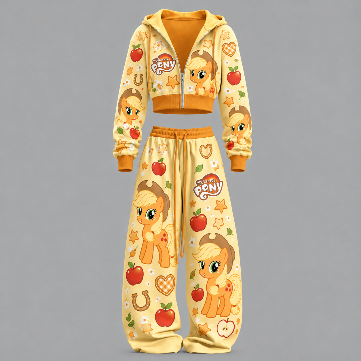 My Little Pony -Short zip-up sweatshirt set