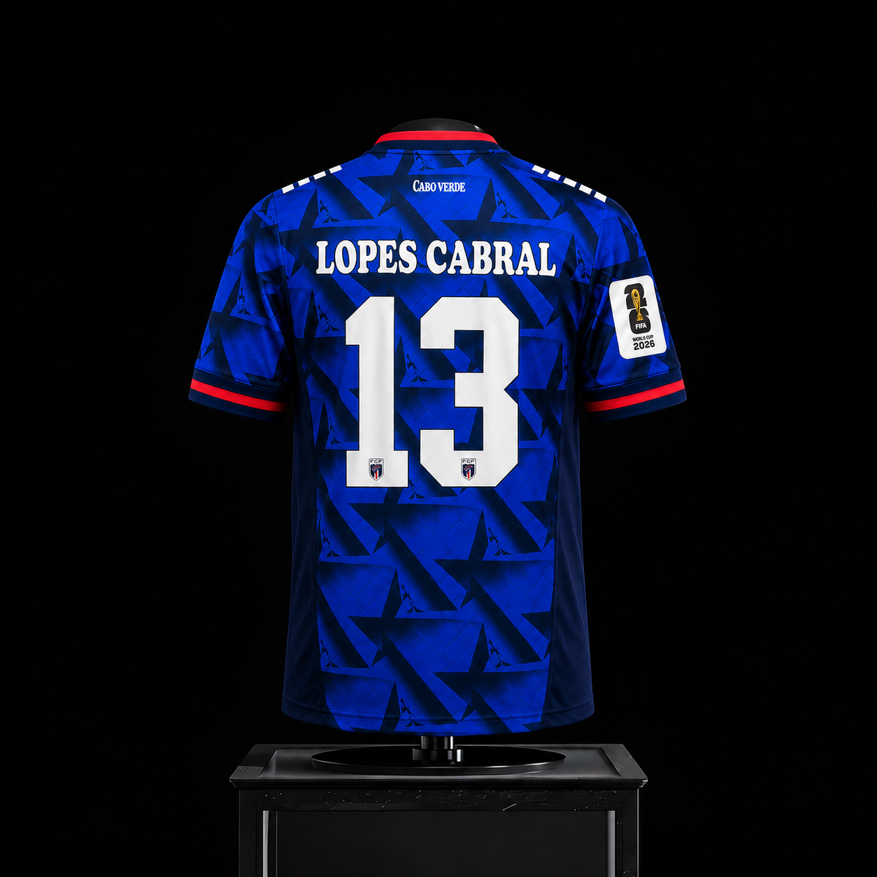 Lopes Cabral Cabo Verde(Cape Verde) Greatness  jersey (2026WC Edition)