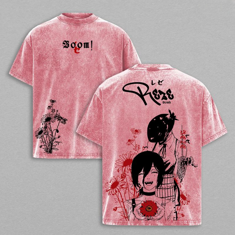 Vintage Oversized T-Shirt Chainsaw Man