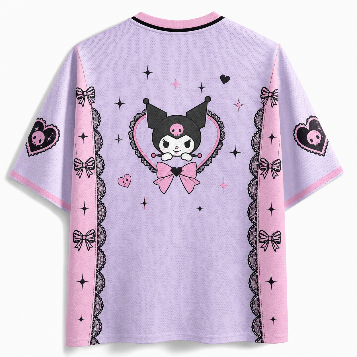 Kuromi Cute Anime Football T-shirt Jersey 
