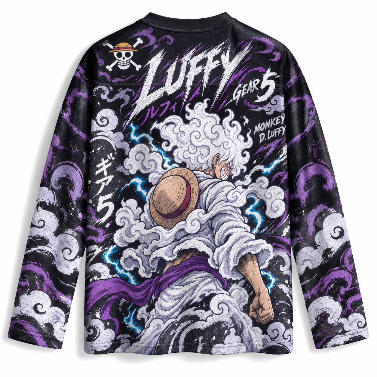 One Piece Unisex Anime Football  Long-sleeveless Jersey