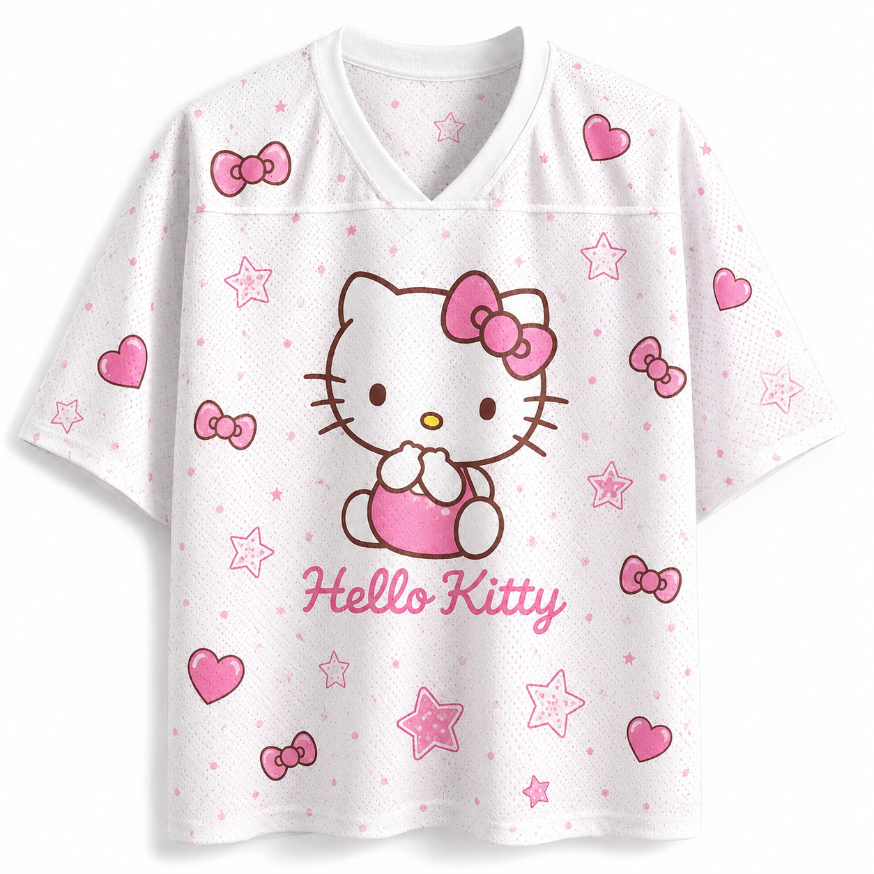Hello Kitty Cute Anime Football T-shirt Jersey 