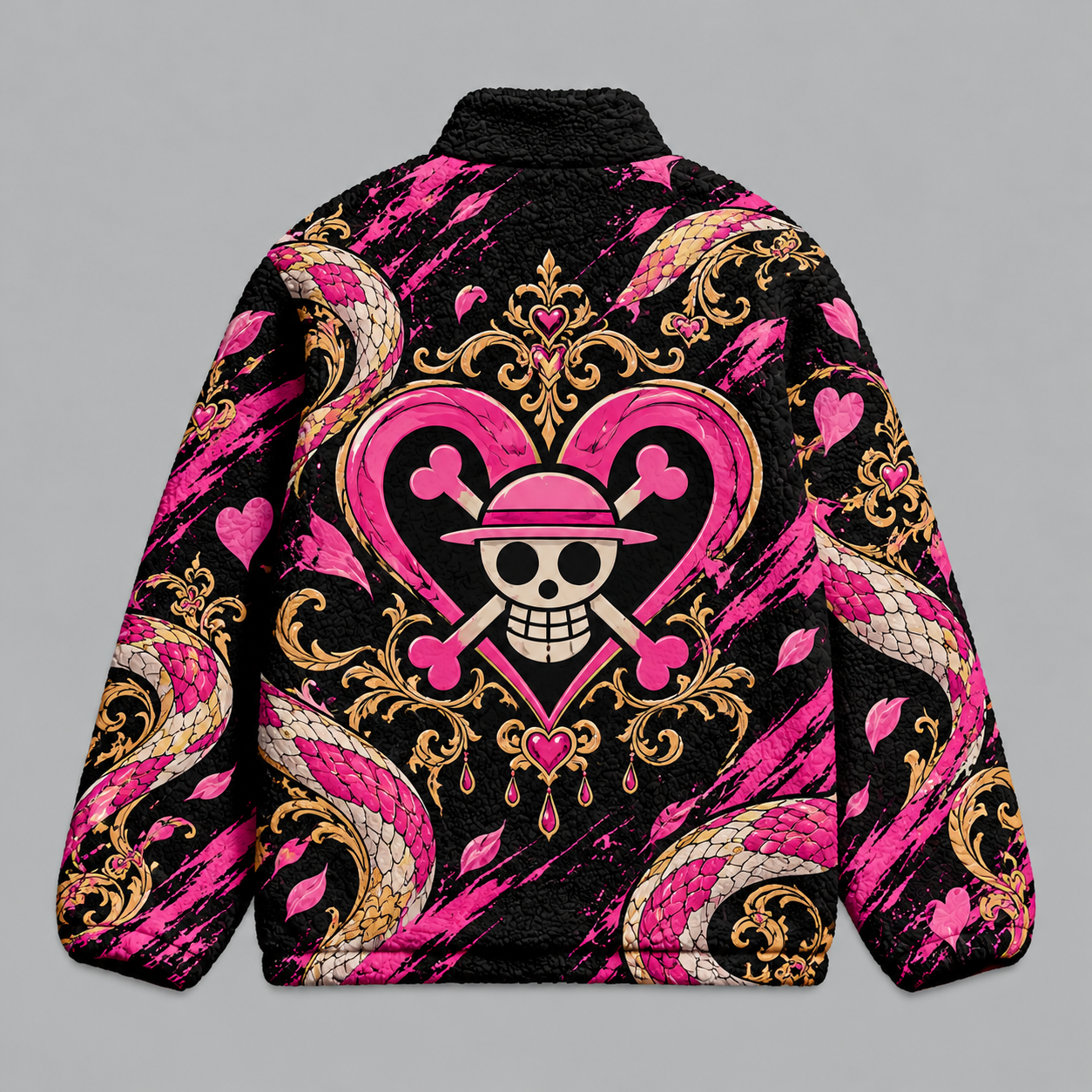 One Piece Boa Hancock Sherpa Jacket | Anime