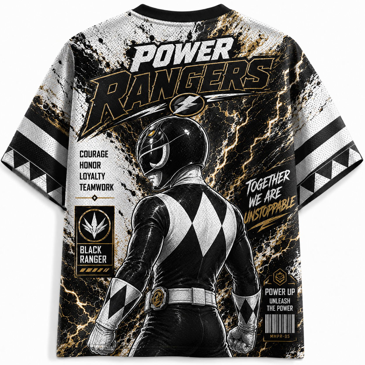 Power Ranger Black Anime Jersey