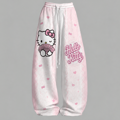 Hello Kitty Top & Elasticated Trousers Two-Piece Set