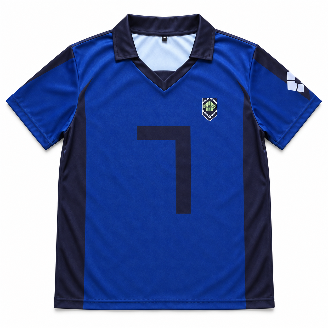 Blue Lock Nagi Anime Collar Football Jersey