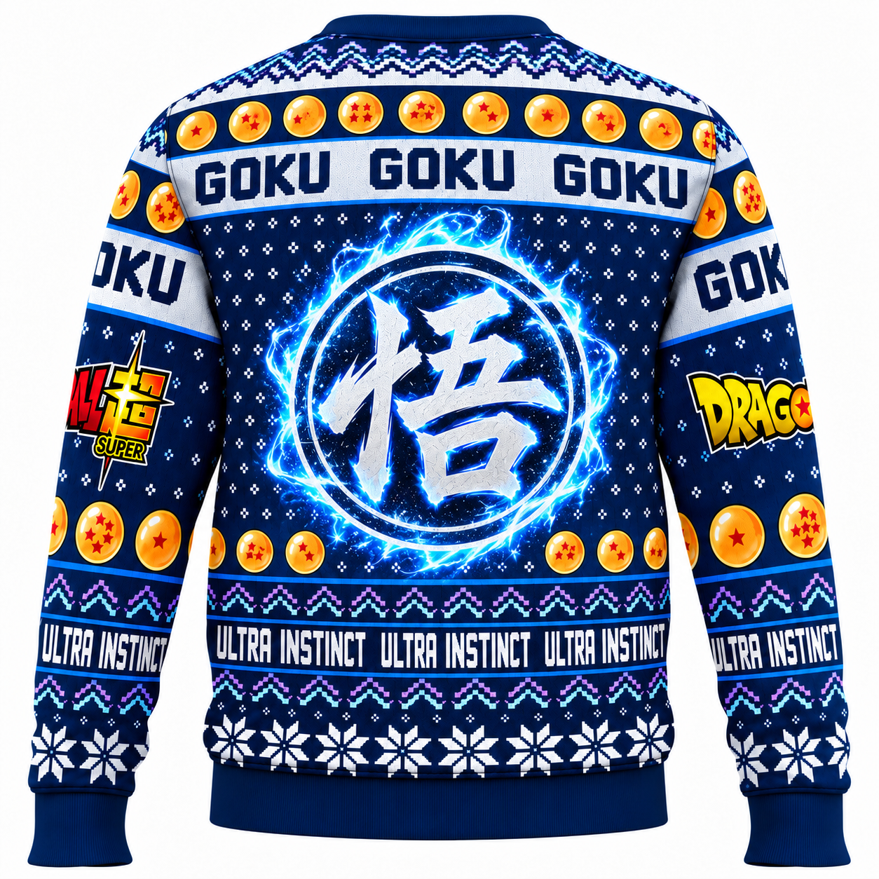 Goku Ultra Instinct Dragon Ball Z Ugly Christmas Sweater