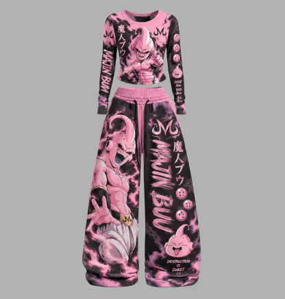 Dragon Ball Z Long-Sleeved Double-Layer Stretch Pants Set