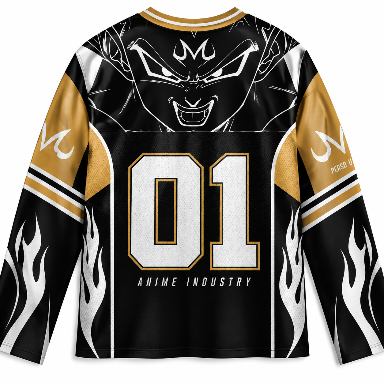 Dragon Ball Z Unisex Anime Football Long-sleeveless Jersey