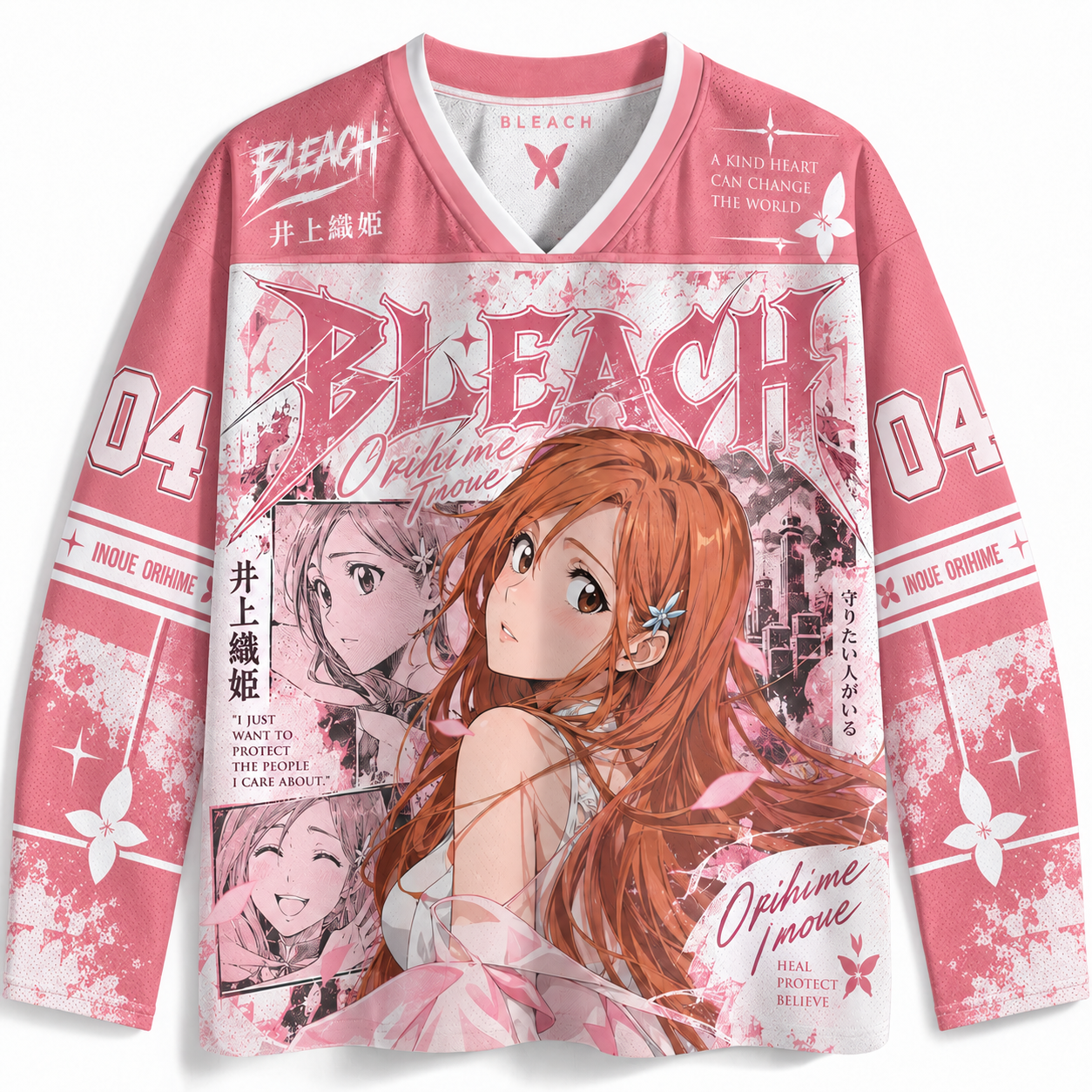 Bleach Unisex Anime Football  Long-sleeveless Jersey