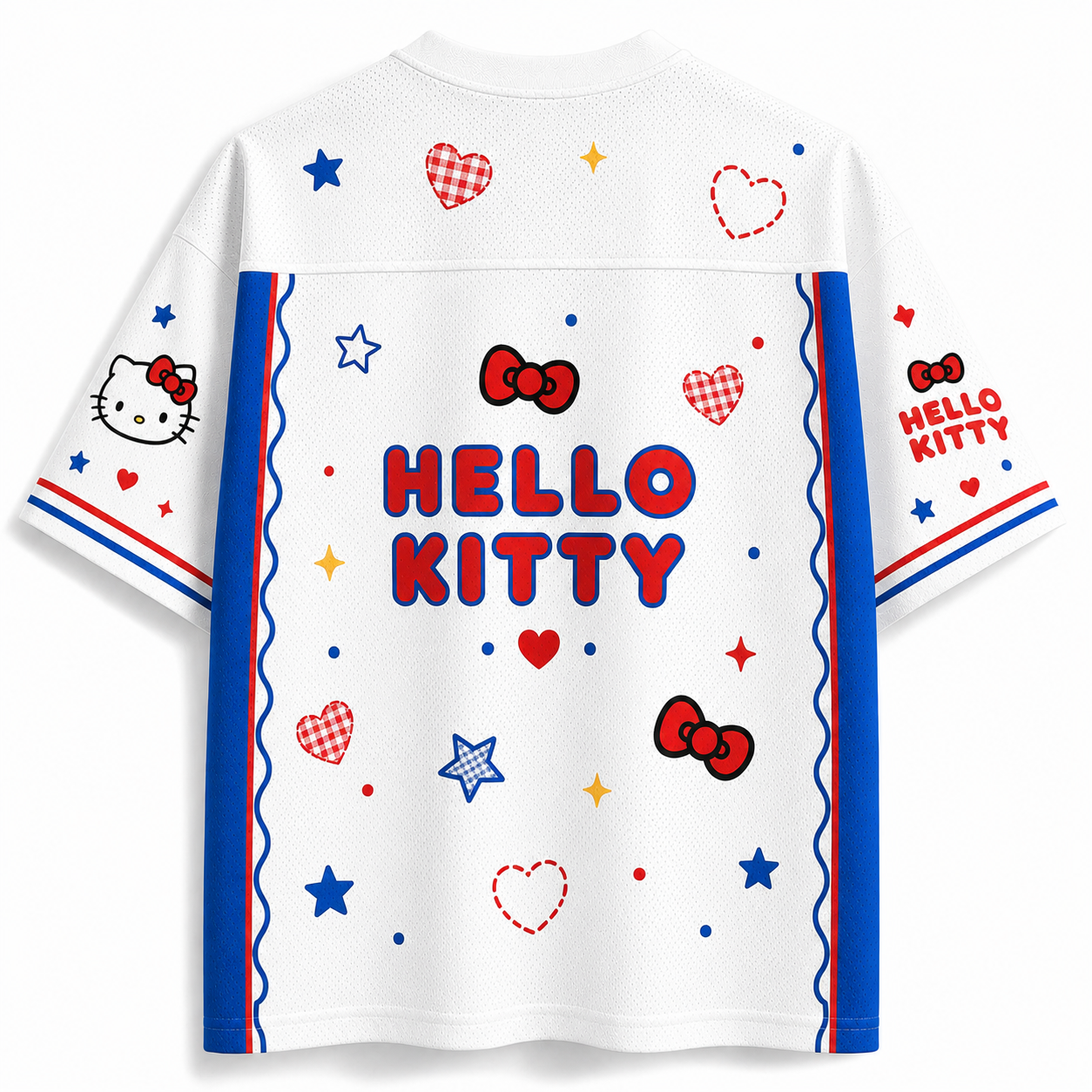 Hello Kitty Cute Anime Football T-shirt Jersey 