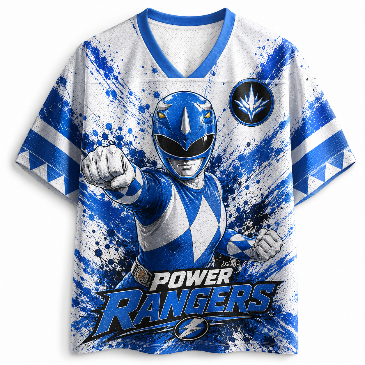 Power Ranger Blue Anime Jersey
