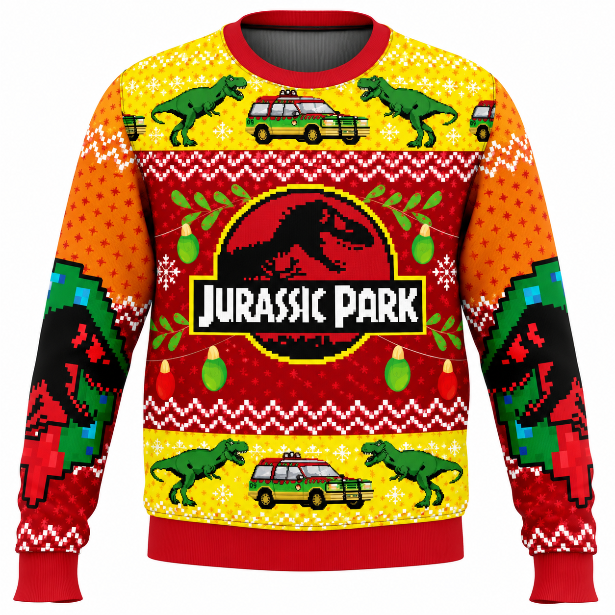 Jurassic Park Ugly Christmas Sweater