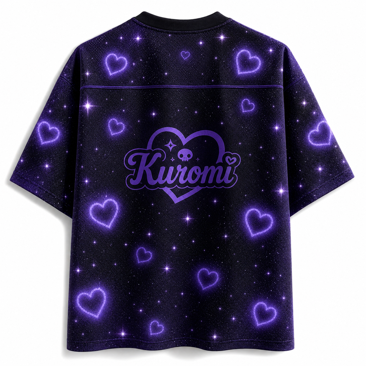 Kuromi Cute Anime Football T-shirt Jersey 
