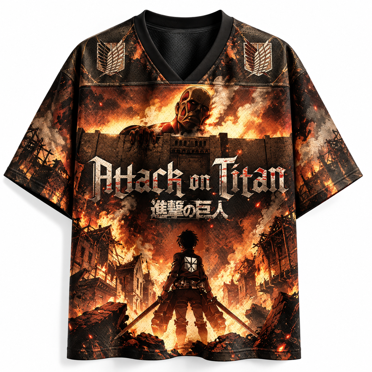 Attack On Titan Jersey Shirts