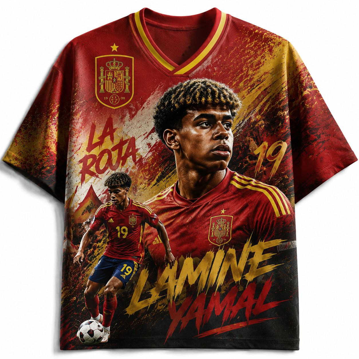 Yamal #19 Spain 2026 World Cup Soccer Football Jersey