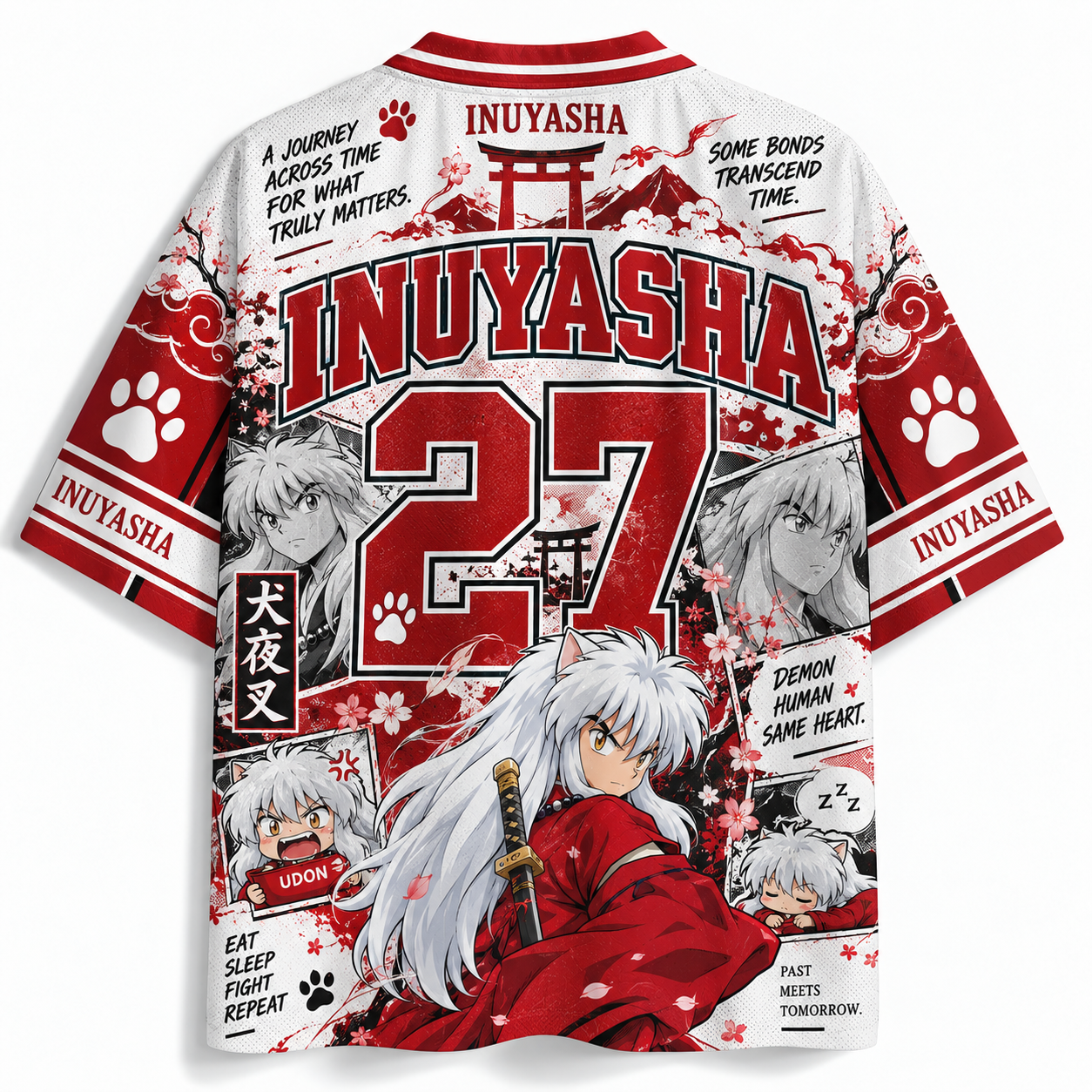 Inuyasha Anime Football Jersey
