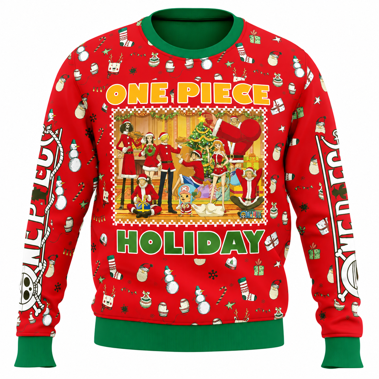 Happy Holidays One Piece Ugly Christmas Sweater