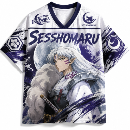 Inuyasha Sesshomaru Anime Football Jersey