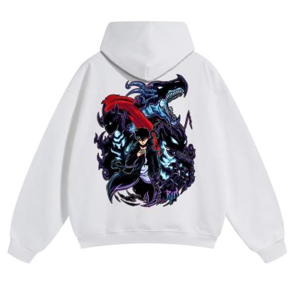  Unisex Vintage Washed cotton Hoodies | Solo Leveling 