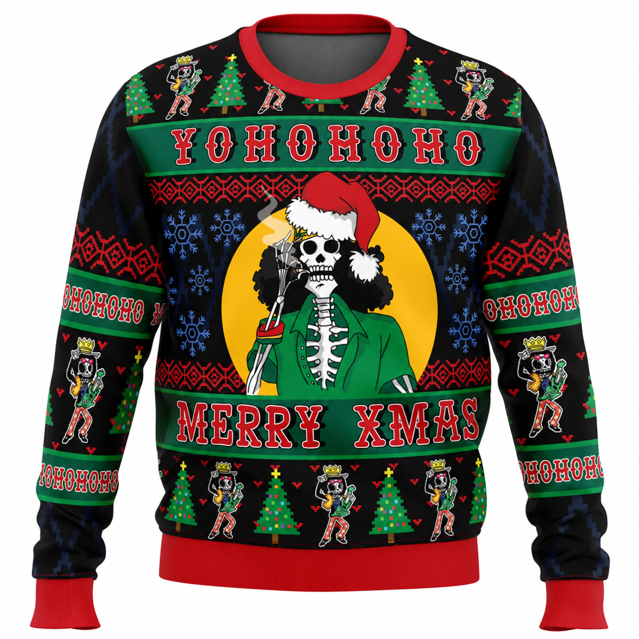 Yohohoho Hippie Trip Brook One Piece Ugly Christmas Sweater
