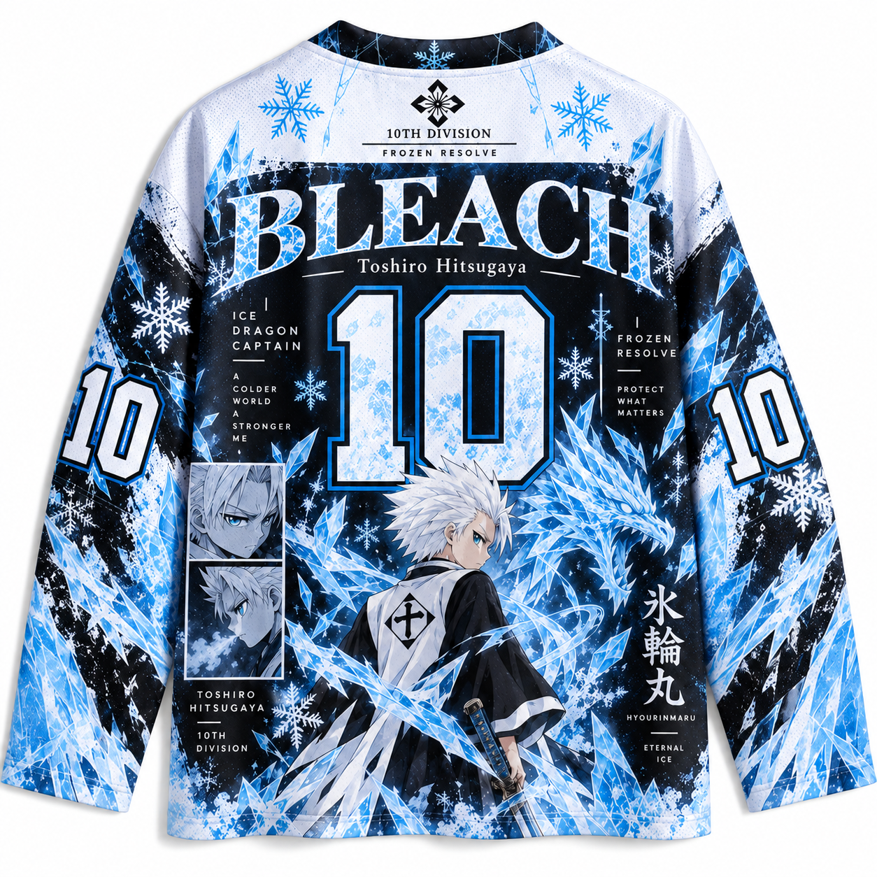 Bleach Unisex Anime Football  Long-sleeveless Jersey