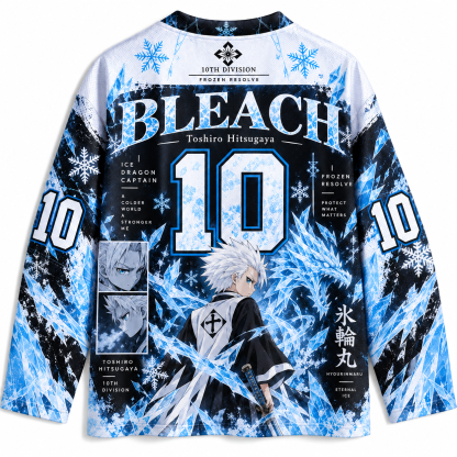 Bleach Unisex Anime Football  Long-sleeveless Jersey