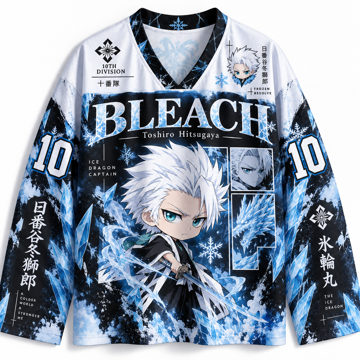 Bleach Unisex Anime Football  Long-sleeveless Jersey